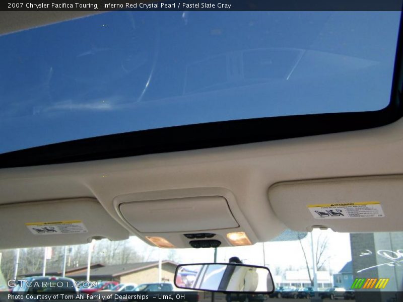 Inferno Red Crystal Pearl / Pastel Slate Gray 2007 Chrysler Pacifica Touring