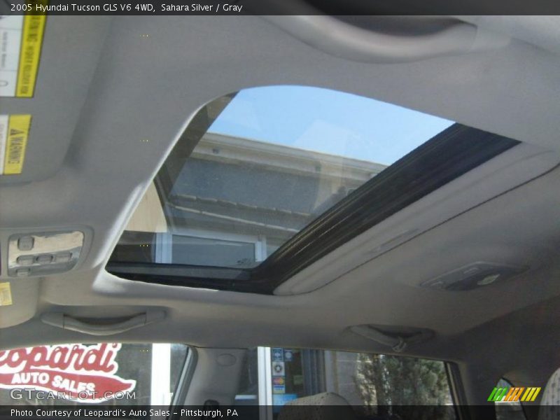Sahara Silver / Gray 2005 Hyundai Tucson GLS V6 4WD