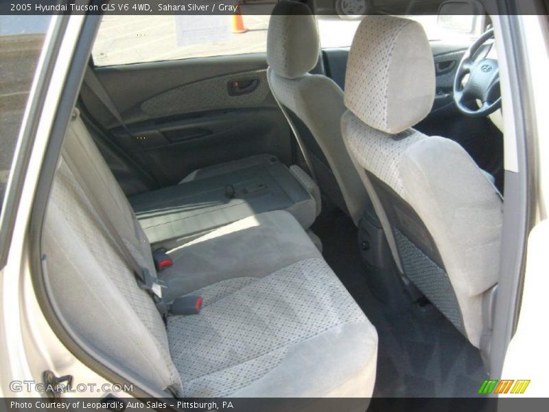Sahara Silver / Gray 2005 Hyundai Tucson GLS V6 4WD