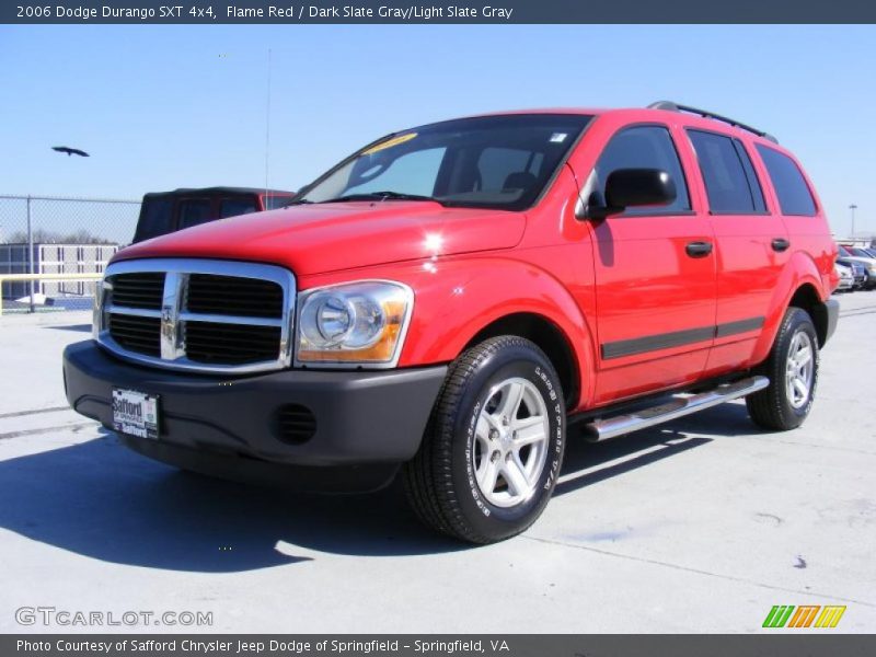 Flame Red / Dark Slate Gray/Light Slate Gray 2006 Dodge Durango SXT 4x4