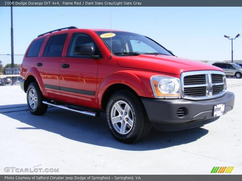 Flame Red / Dark Slate Gray/Light Slate Gray 2006 Dodge Durango SXT 4x4