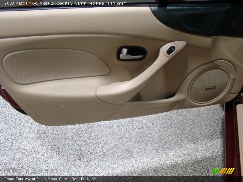 Garnet Red Mica / Parchment 2003 Mazda MX-5 Miata LS Roadster