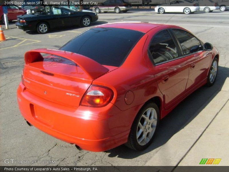 Flame Red / Dark Slate Gray 2005 Dodge Neon SRT-4