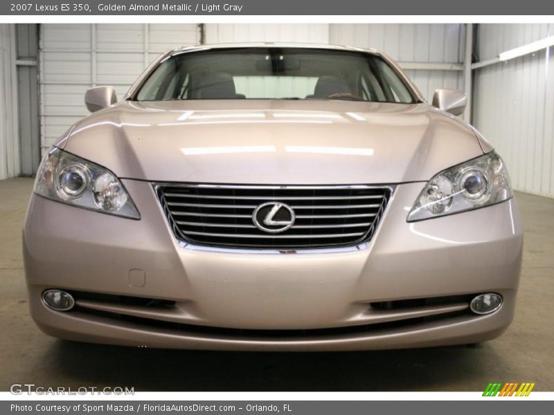 Golden Almond Metallic / Light Gray 2007 Lexus ES 350