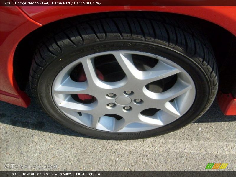 Flame Red / Dark Slate Gray 2005 Dodge Neon SRT-4