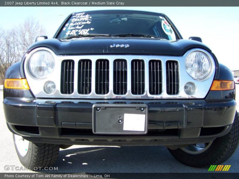 Black Clearcoat / Medium Slate Gray 2007 Jeep Liberty Limited 4x4