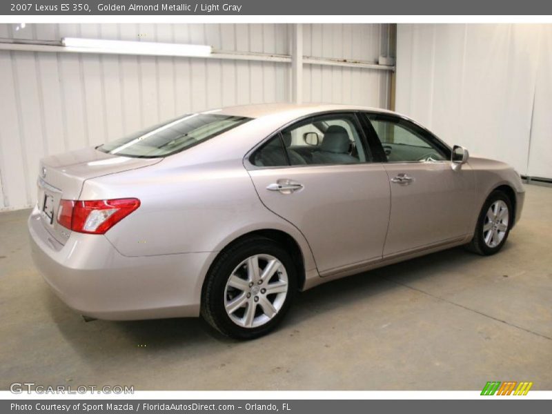 Golden Almond Metallic / Light Gray 2007 Lexus ES 350