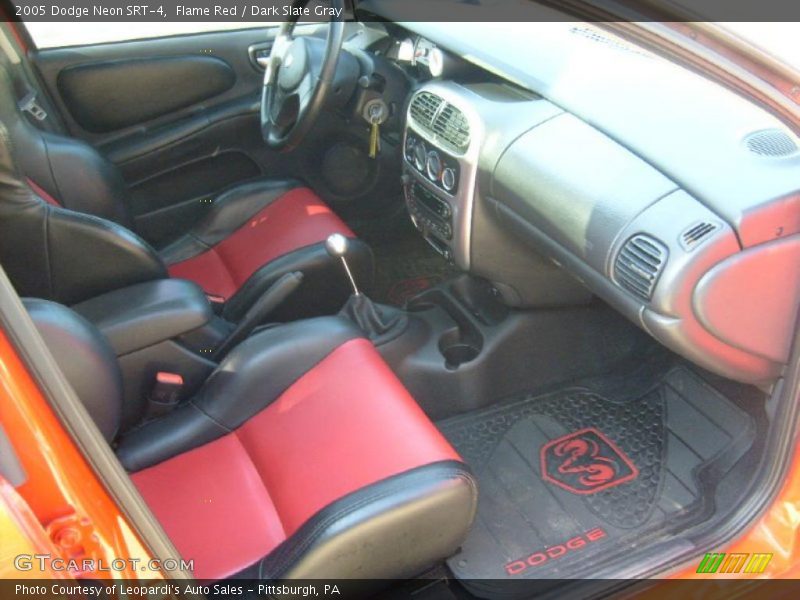 Flame Red / Dark Slate Gray 2005 Dodge Neon SRT-4