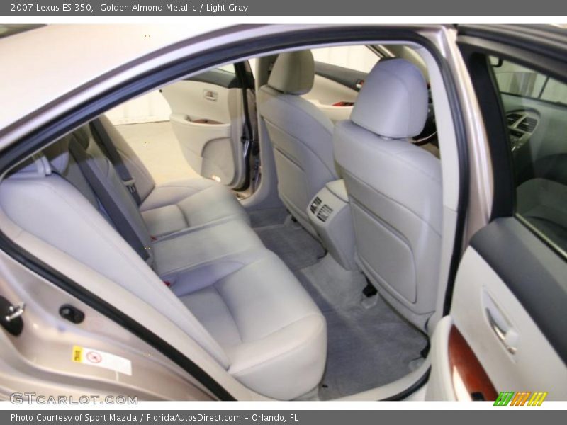 Golden Almond Metallic / Light Gray 2007 Lexus ES 350