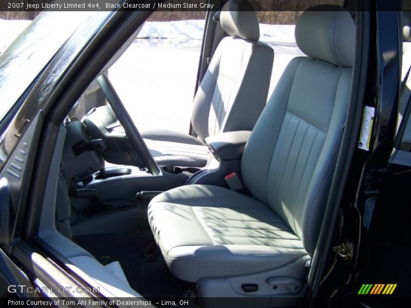Black Clearcoat / Medium Slate Gray 2007 Jeep Liberty Limited 4x4