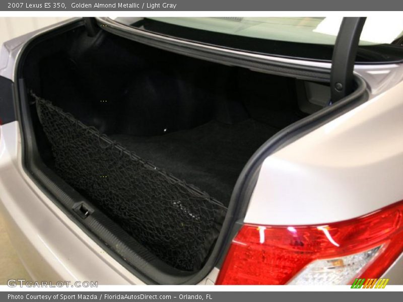 Golden Almond Metallic / Light Gray 2007 Lexus ES 350