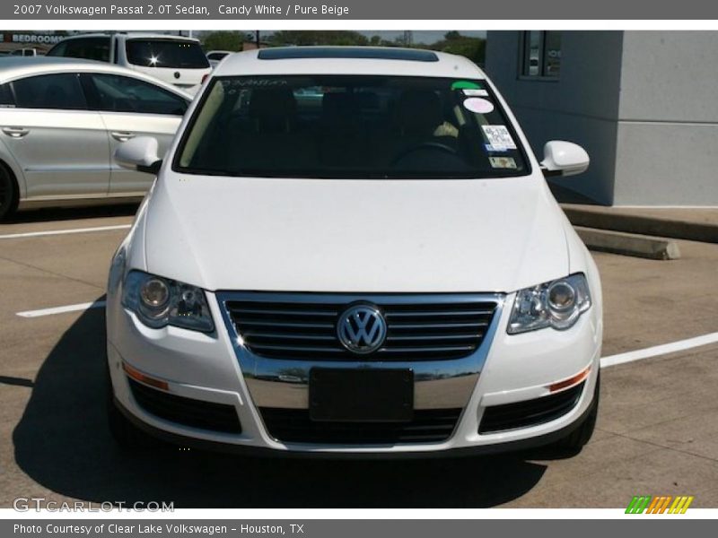 Candy White / Pure Beige 2007 Volkswagen Passat 2.0T Sedan