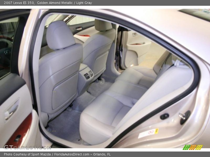 Golden Almond Metallic / Light Gray 2007 Lexus ES 350