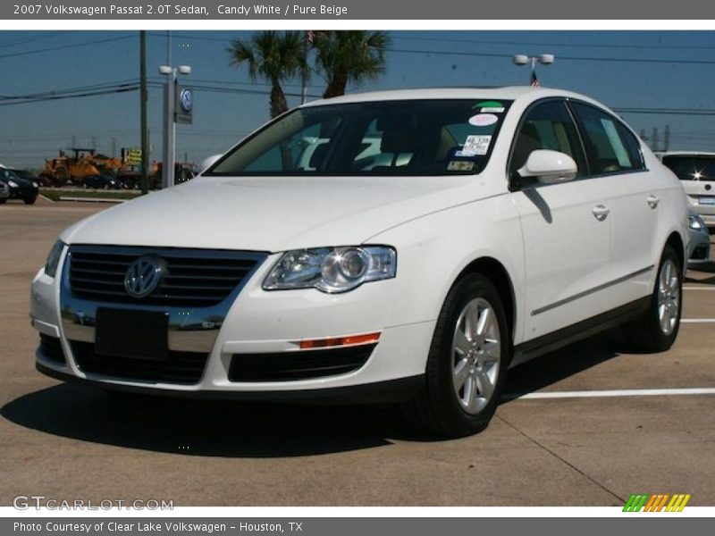Candy White / Pure Beige 2007 Volkswagen Passat 2.0T Sedan
