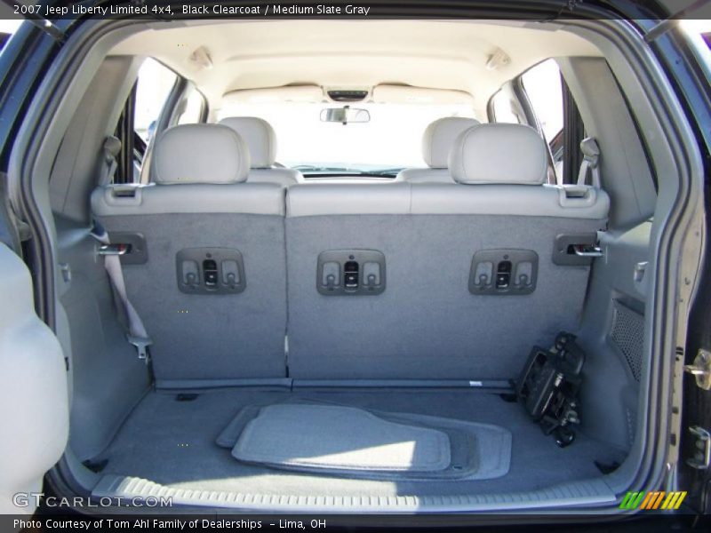Black Clearcoat / Medium Slate Gray 2007 Jeep Liberty Limited 4x4