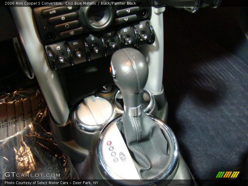 Cool Blue Metallic / Black/Panther Black 2006 Mini Cooper S Convertible