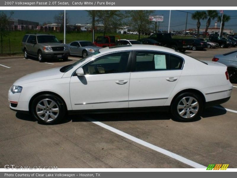 Candy White / Pure Beige 2007 Volkswagen Passat 2.0T Sedan