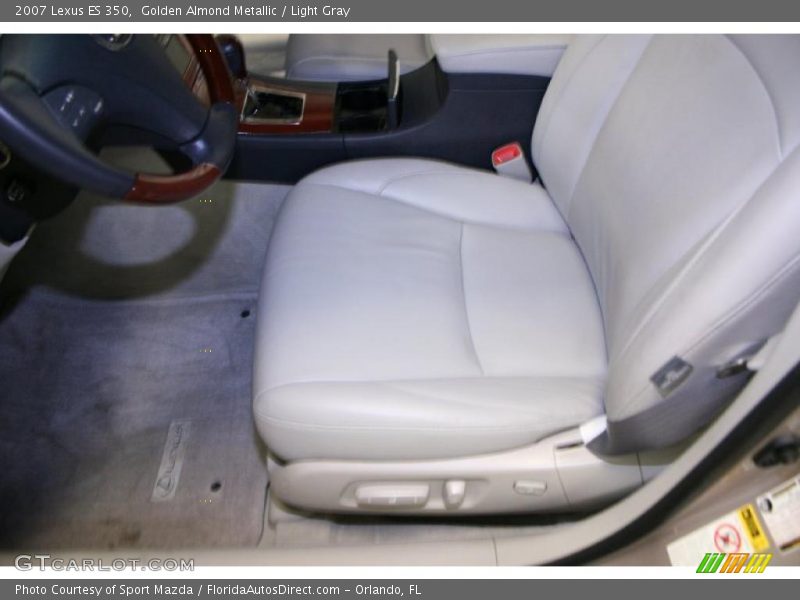 Golden Almond Metallic / Light Gray 2007 Lexus ES 350