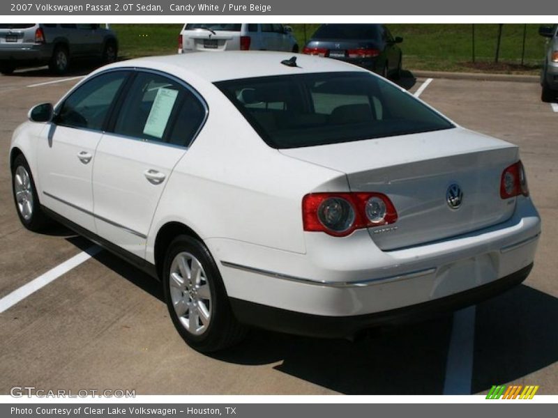 Candy White / Pure Beige 2007 Volkswagen Passat 2.0T Sedan