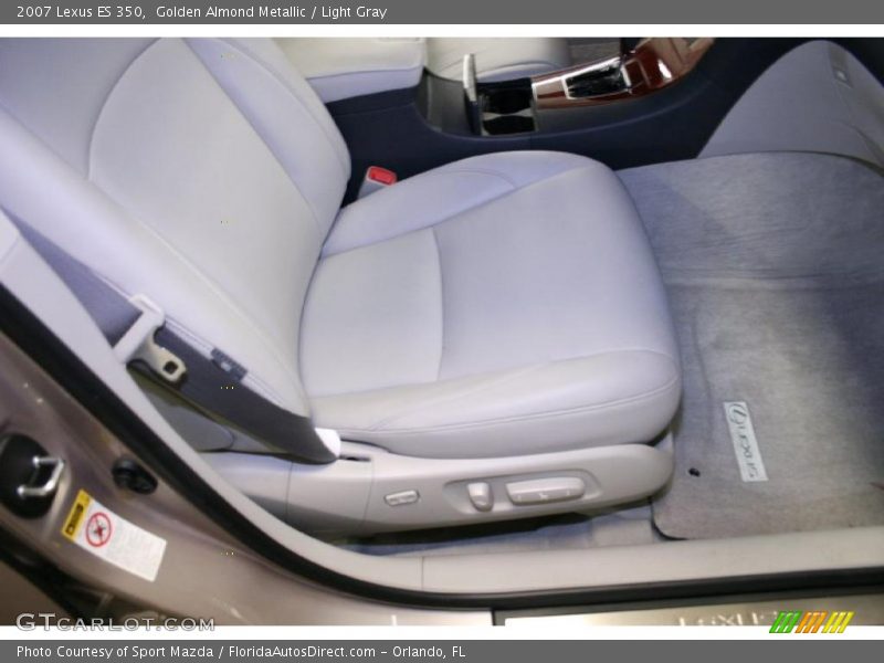 Golden Almond Metallic / Light Gray 2007 Lexus ES 350
