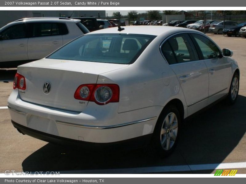 Candy White / Pure Beige 2007 Volkswagen Passat 2.0T Sedan