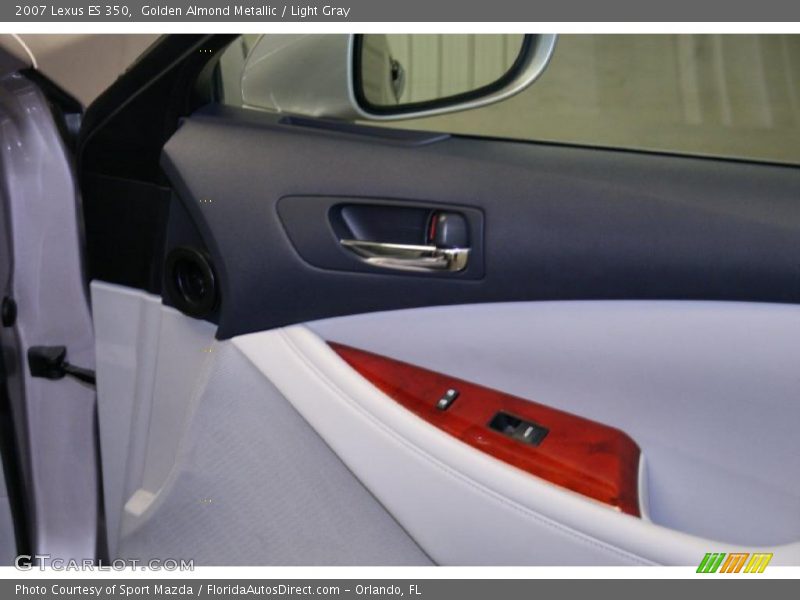 Golden Almond Metallic / Light Gray 2007 Lexus ES 350