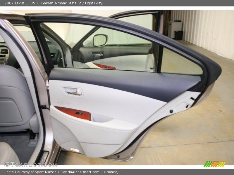 Golden Almond Metallic / Light Gray 2007 Lexus ES 350
