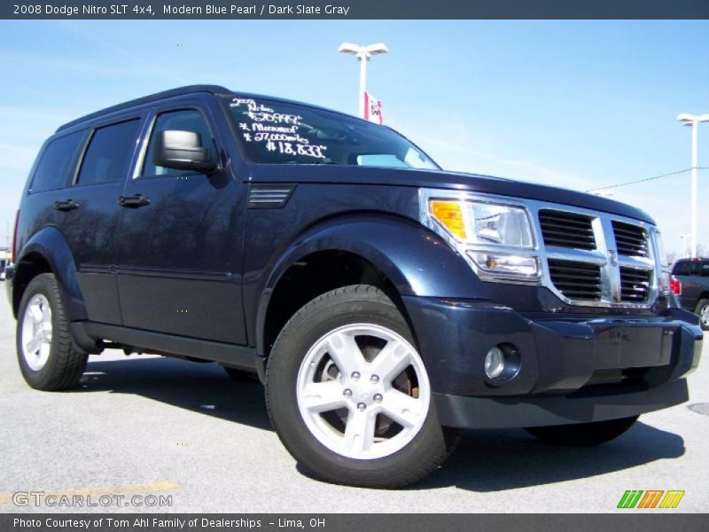 Modern Blue Pearl / Dark Slate Gray 2008 Dodge Nitro SLT 4x4