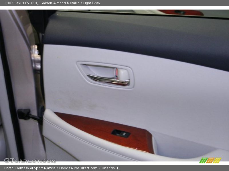 Golden Almond Metallic / Light Gray 2007 Lexus ES 350