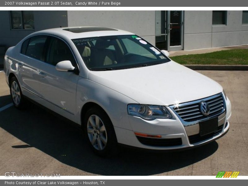 Candy White / Pure Beige 2007 Volkswagen Passat 2.0T Sedan