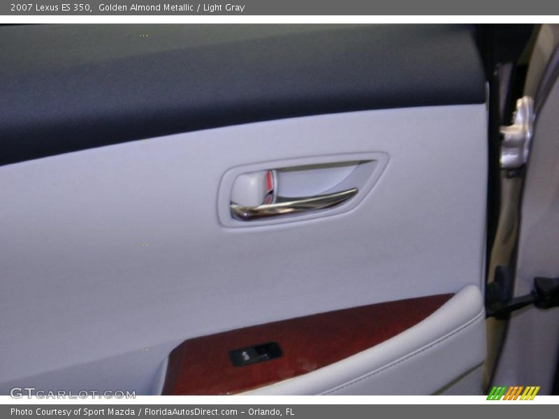 Golden Almond Metallic / Light Gray 2007 Lexus ES 350