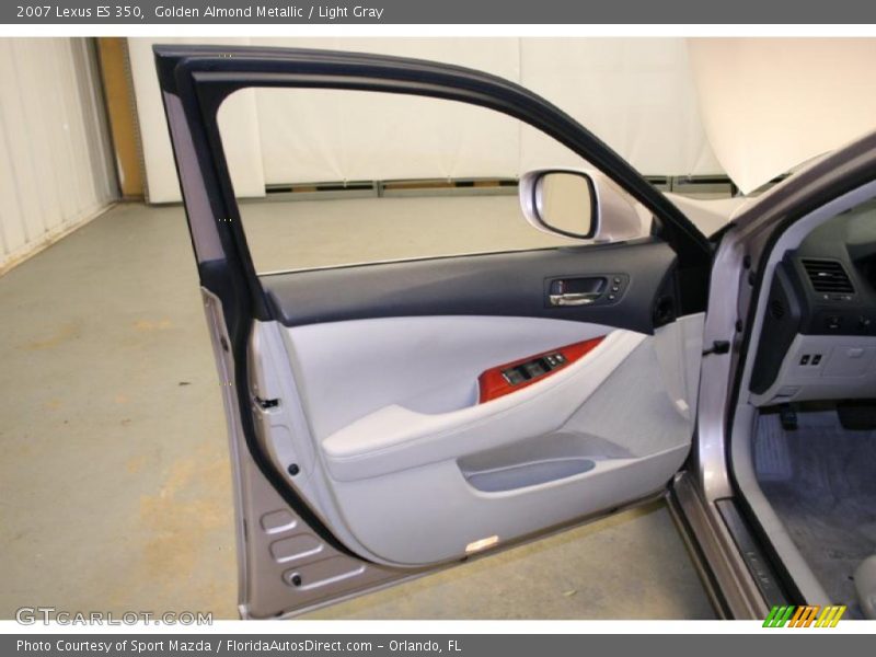 Golden Almond Metallic / Light Gray 2007 Lexus ES 350