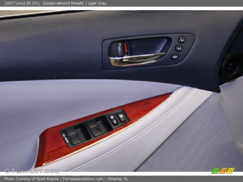 Golden Almond Metallic / Light Gray 2007 Lexus ES 350