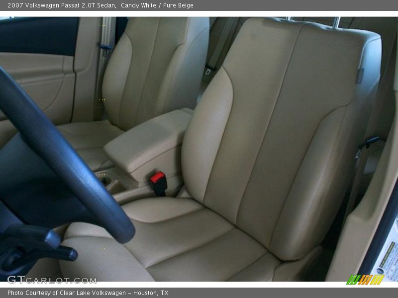Candy White / Pure Beige 2007 Volkswagen Passat 2.0T Sedan