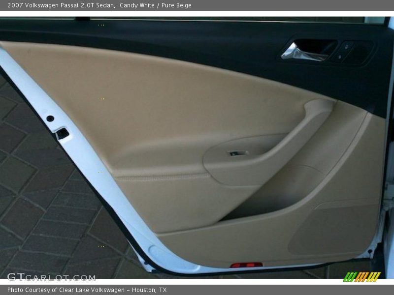 Candy White / Pure Beige 2007 Volkswagen Passat 2.0T Sedan