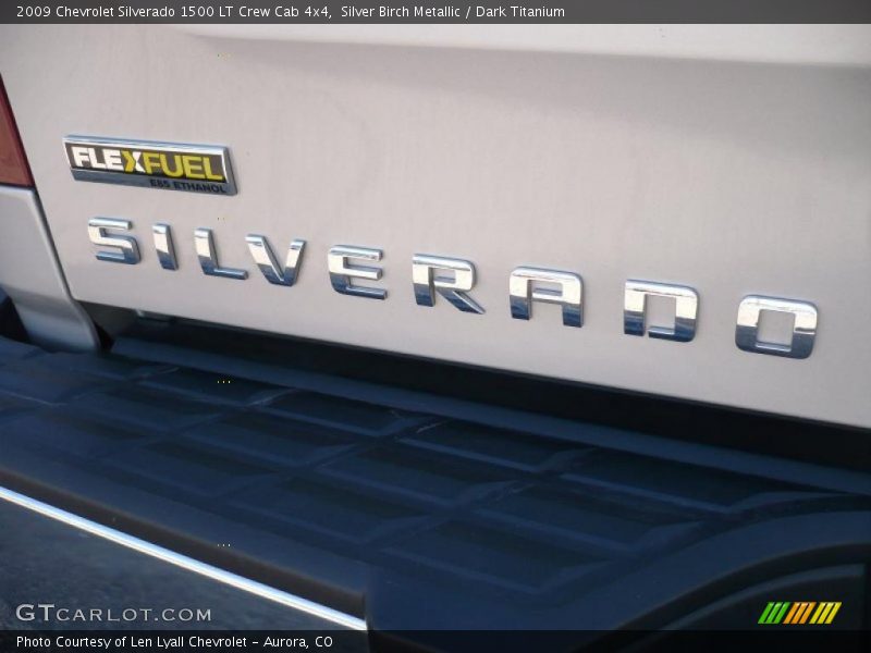Silver Birch Metallic / Dark Titanium 2009 Chevrolet Silverado 1500 LT Crew Cab 4x4