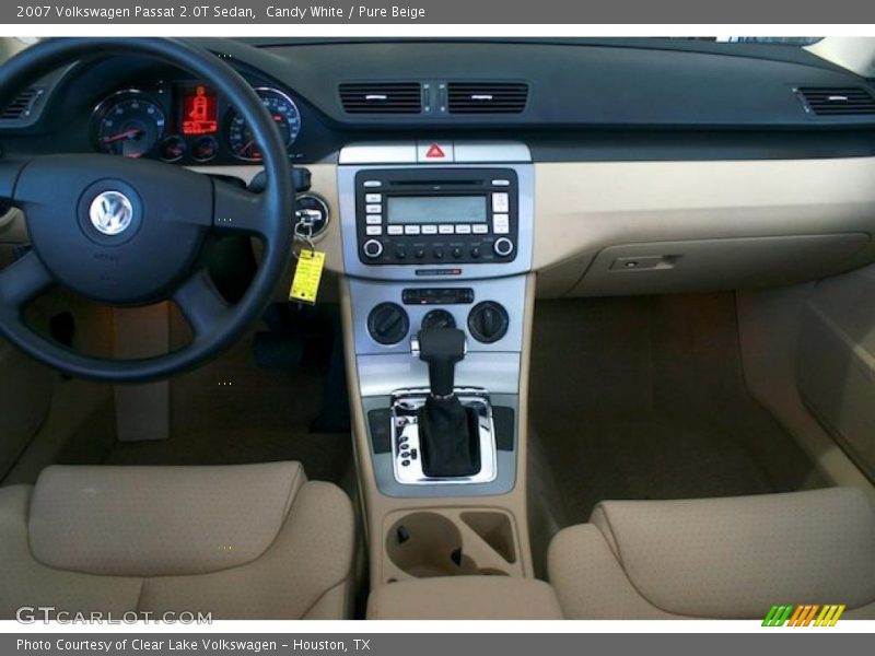 Candy White / Pure Beige 2007 Volkswagen Passat 2.0T Sedan