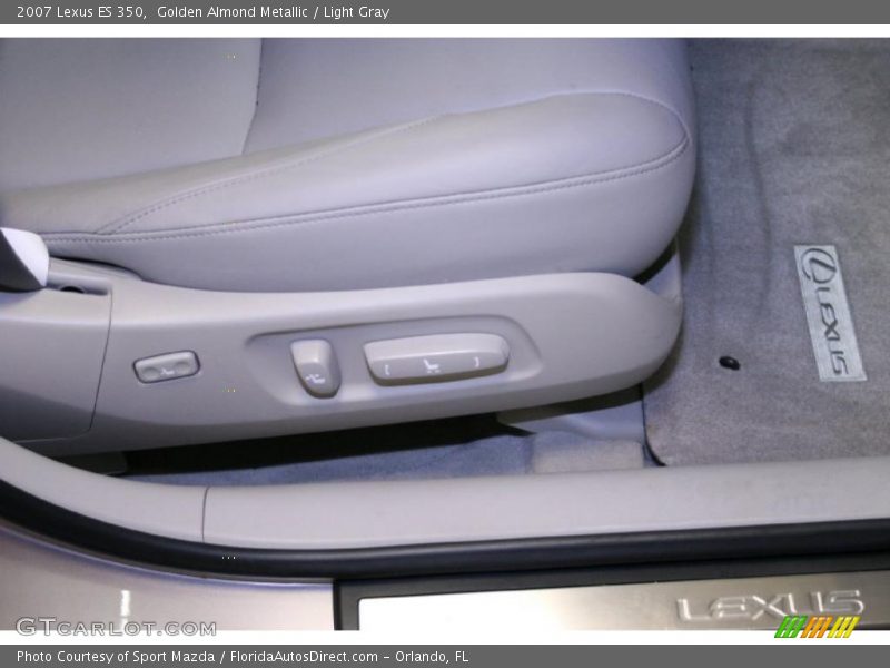 Golden Almond Metallic / Light Gray 2007 Lexus ES 350