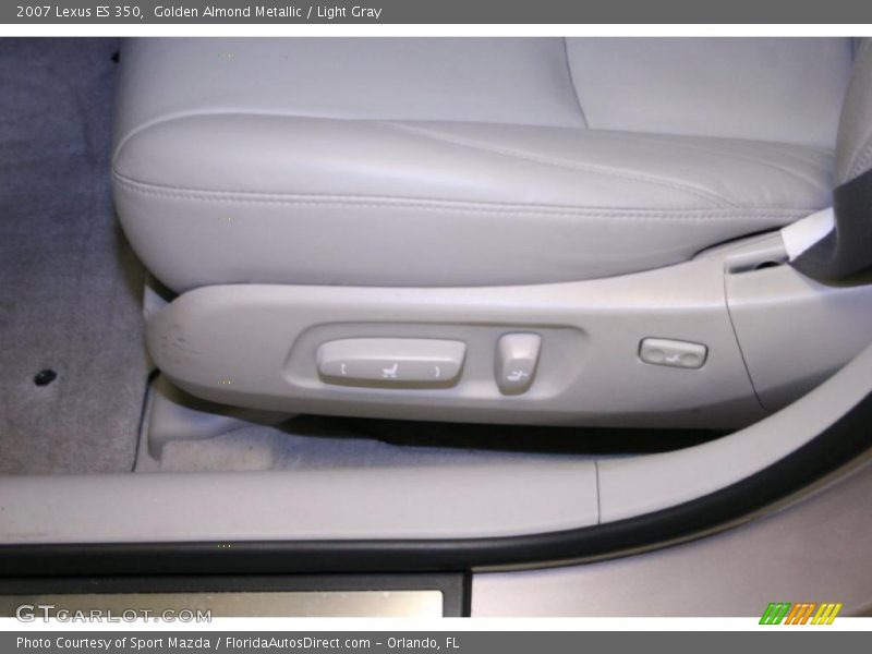 Golden Almond Metallic / Light Gray 2007 Lexus ES 350