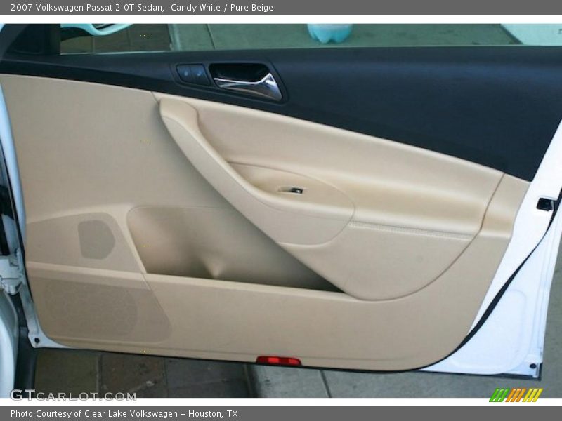 Candy White / Pure Beige 2007 Volkswagen Passat 2.0T Sedan