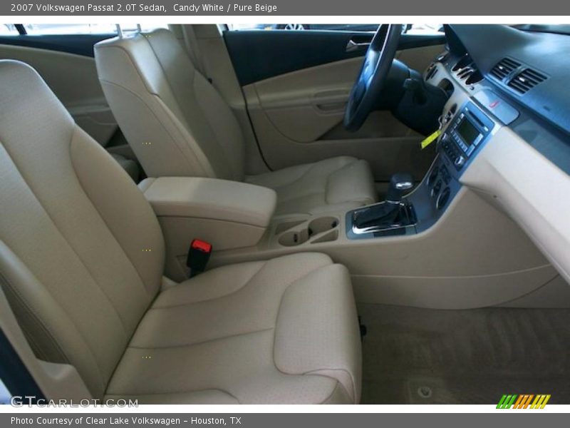 Candy White / Pure Beige 2007 Volkswagen Passat 2.0T Sedan