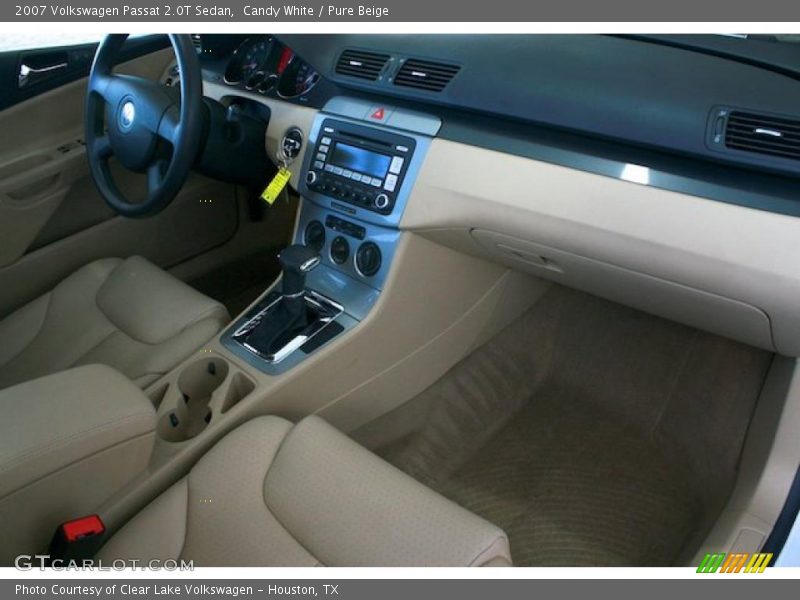 Candy White / Pure Beige 2007 Volkswagen Passat 2.0T Sedan