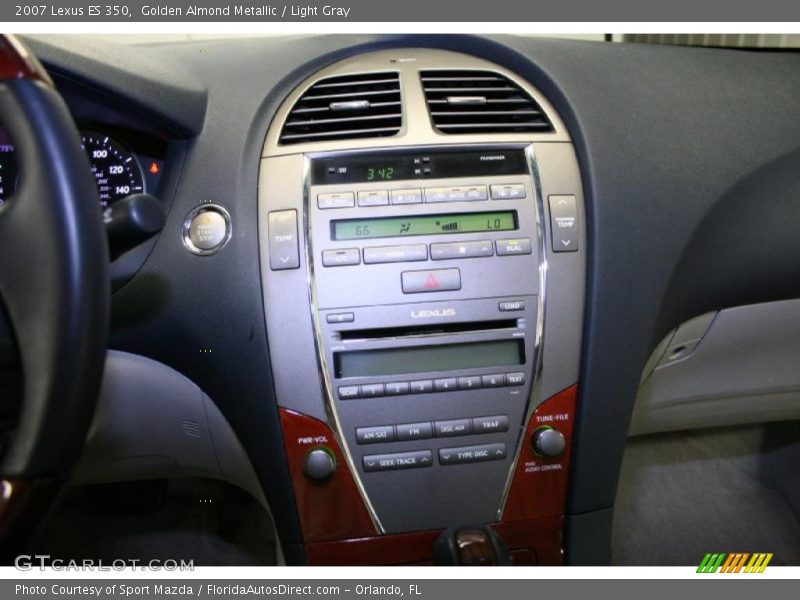 Golden Almond Metallic / Light Gray 2007 Lexus ES 350