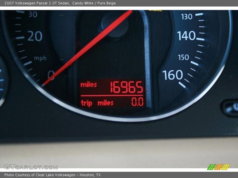 Candy White / Pure Beige 2007 Volkswagen Passat 2.0T Sedan