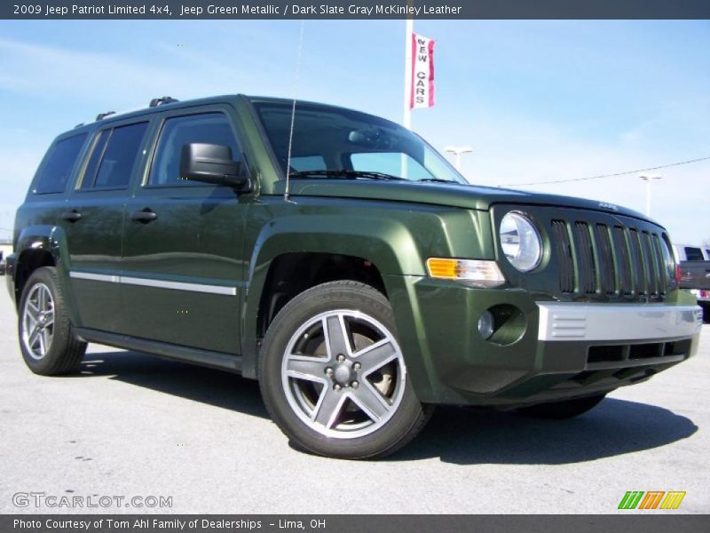 Jeep Green Metallic / Dark Slate Gray McKinley Leather 2009 Jeep Patriot Limited 4x4
