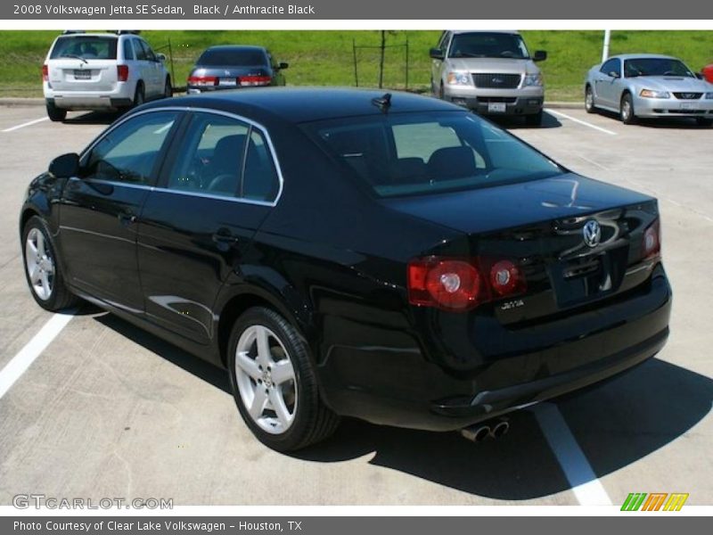 Black / Anthracite Black 2008 Volkswagen Jetta SE Sedan