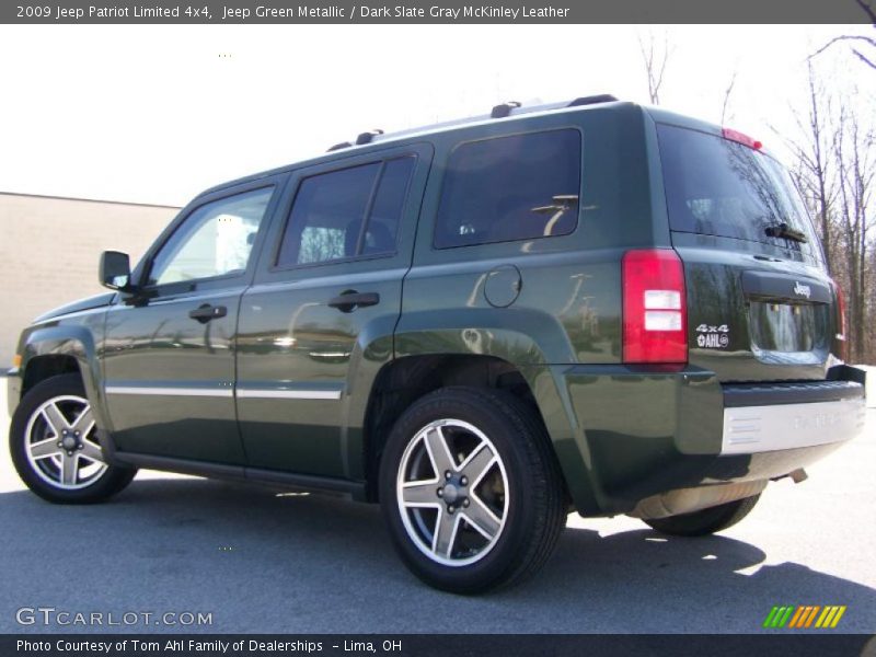 Jeep Green Metallic / Dark Slate Gray McKinley Leather 2009 Jeep Patriot Limited 4x4
