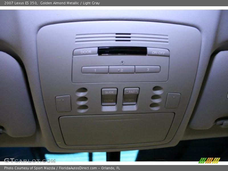 Golden Almond Metallic / Light Gray 2007 Lexus ES 350