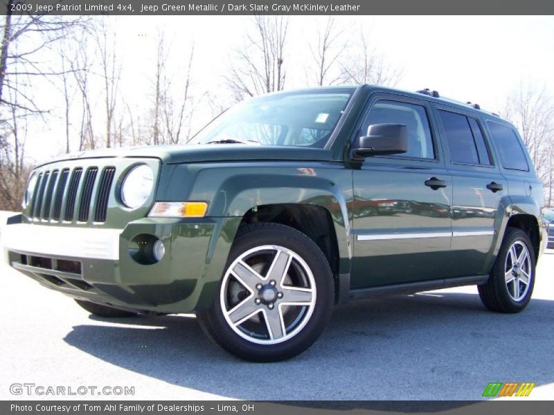 Jeep Green Metallic / Dark Slate Gray McKinley Leather 2009 Jeep Patriot Limited 4x4