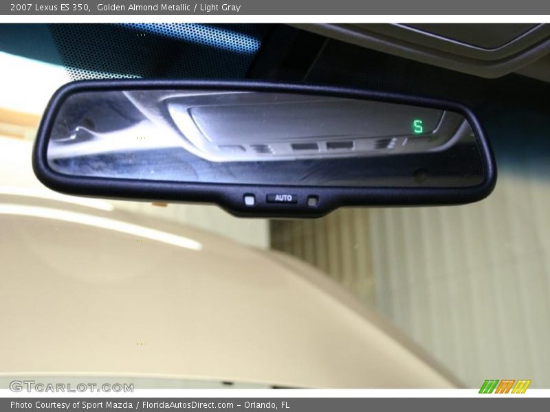 Golden Almond Metallic / Light Gray 2007 Lexus ES 350